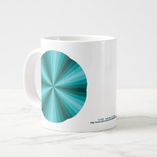 Optisk Illusion Aqua Specialty Mugg Jumbo Mugg