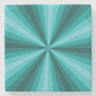 Optisk Illusion Aqua Stenkoaster Stenunderlägg