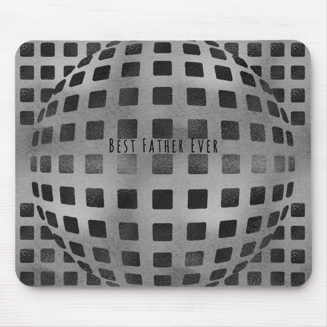Optisk Illusion - Bästa Pappa någonsin - Mousepad- Musmatta (Framsidan)