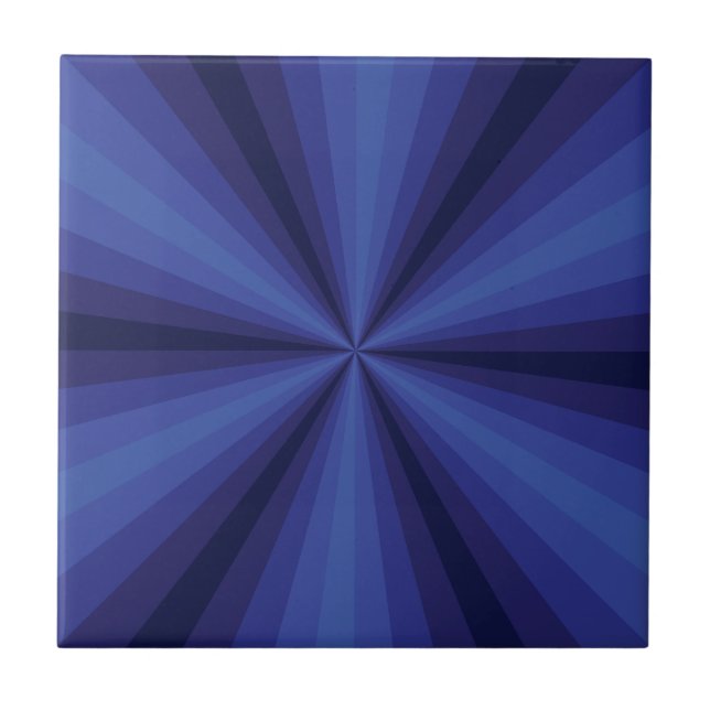 Optisk Illusion Blå Kakel (Framsidan)