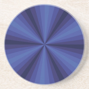 Optisk Illusion Blå Koppunderlägg