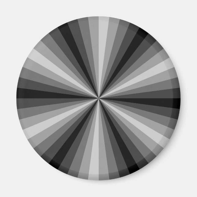 Optisk Illusion Black Magnet (Framsidan)