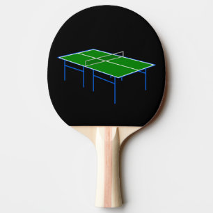 Optisk Illusion Bordtennis Yta Ping Pong