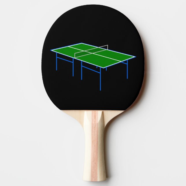 Optisk Illusion Bordtennis Yta Ping Pong (Baksidan)