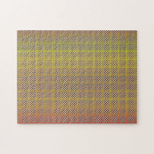 Optisk Illusion Färg Pussel