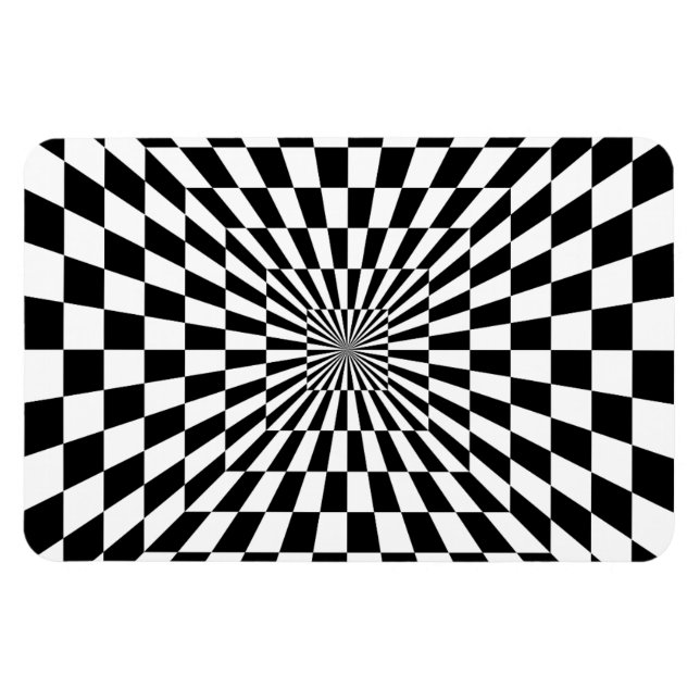 Optisk illusion för kretskort magnet (Horisontell)