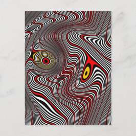 Optisk illusion för migränAura Vykort