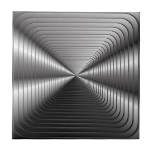Optisk illusion för silver kakelplatta