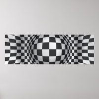 Optisk illusion för svartvita optiska optiska obje