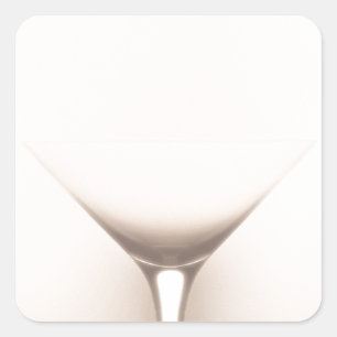 Optisk Illusion Fyrkantigt Klistermärke