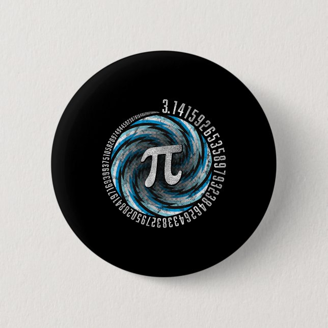 Optisk Illusion Geometry Pi Math Science Stem 3.1 Knapp (Framsida)