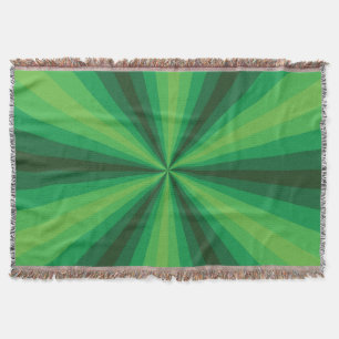 Optisk illusion Grön kastfiltar Mysfilt