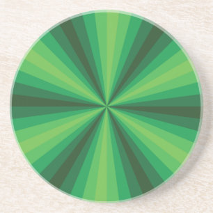 Optisk Illusion Grön Koppunderlägg