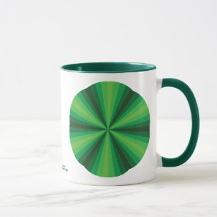 Optisk illusion Grön mugg