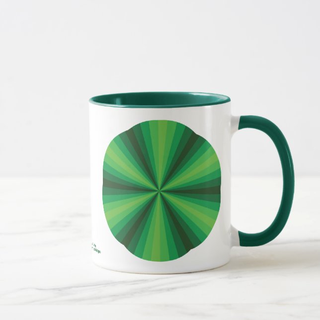 Optisk illusion Grön mugg (Höger)