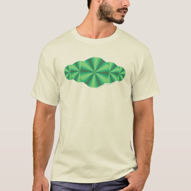 Optisk Illusion Grönt Barn Och Mörk Bebis Tröja (Framsida)