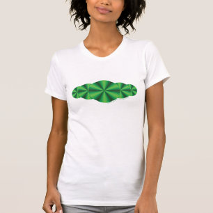 Optisk Illusion Grönt Kvinnor i ljussken Tee