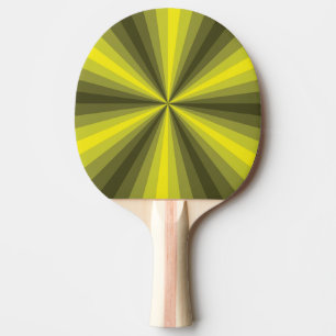 Optisk illusion gul pingisracket