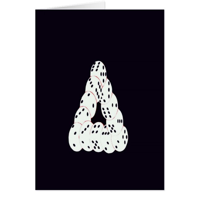 optisk illusion hälsningskort (Framsidan)