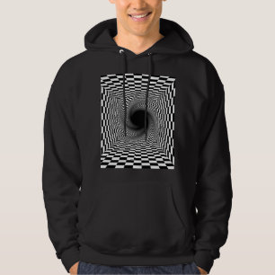 optisk illusion hoodie