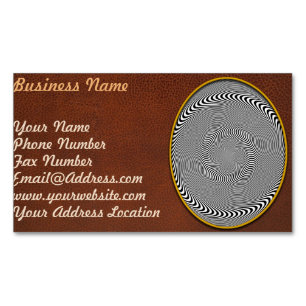 Optisk Illusion - Hypnos gjorde det enkelt Magnetiska Visitkort