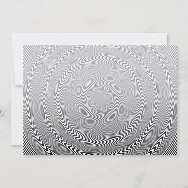 Optisk illusion - Hypnos gjort enkelt Inbjudningar (Framsida)