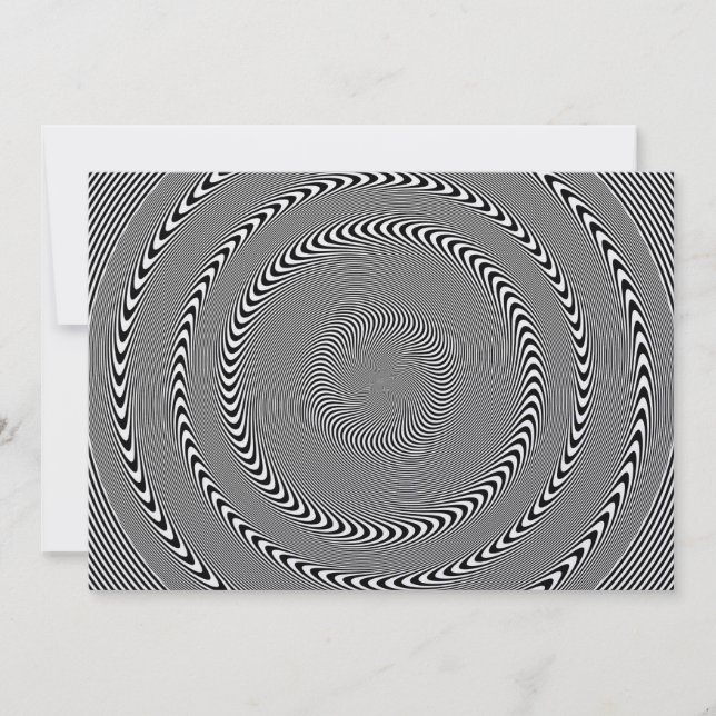 Optisk illusion - Hypnos gjort enkelt Inbjudningar (Framsida)