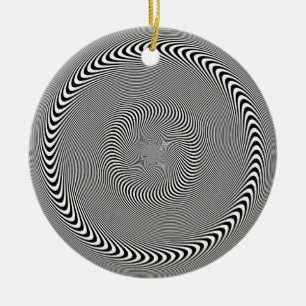 Optisk illusion - Hypnos gjort enkelt Julgransprydnad Keramik