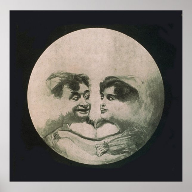 Optisk Illusion i måne Poster (Framsidan)