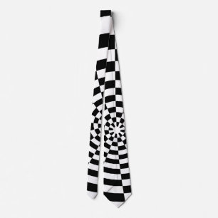 Optisk Illusion incheckad rumslig mönster Slips