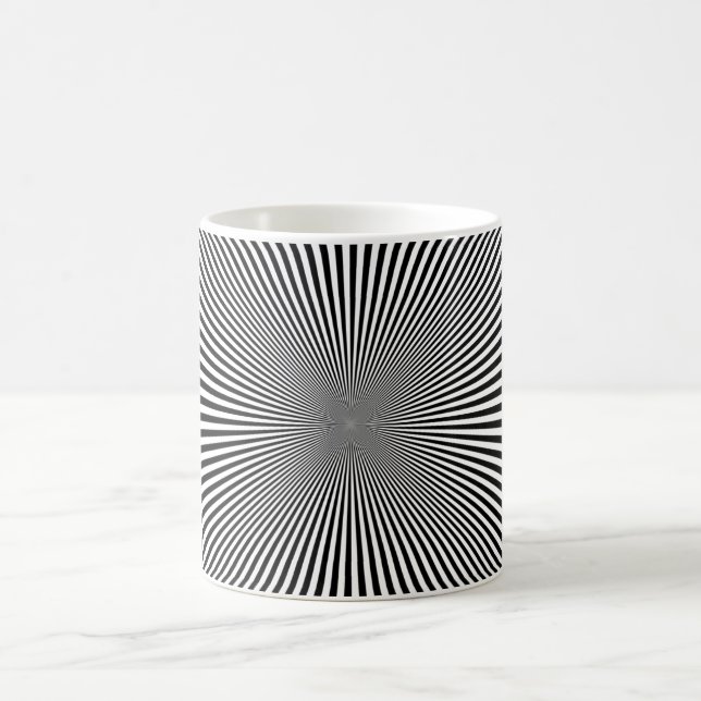 optisk-illusion kaffemugg (Center)