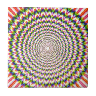 Optisk illusion kakelplatta