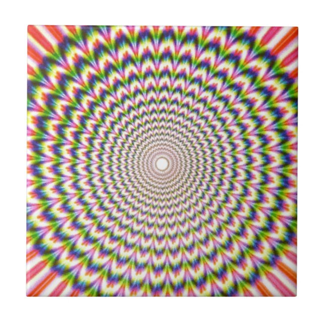 Optisk illusion kakelplatta (Framsidan)