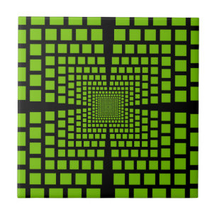 Optisk illusion kakelplatta