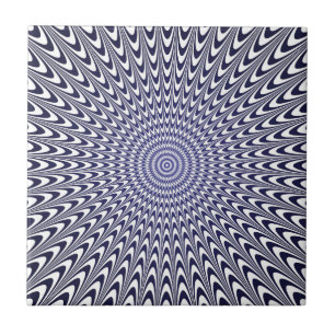 Optisk illusion kakelplatta