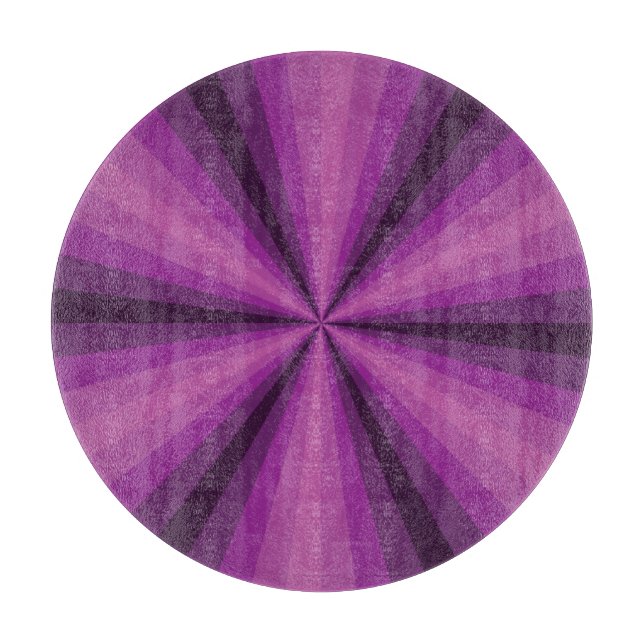 Optisk Illusion Lila Glas Skärbräda (Framsidan)