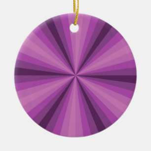 Optisk Illusion Lila Ornament
