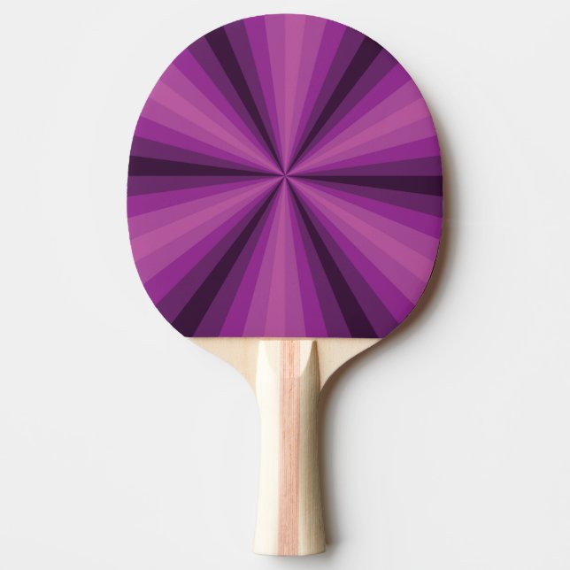 Optisk Illusion Lila Ping Pong Paddle Pingisracket (Framsidan)