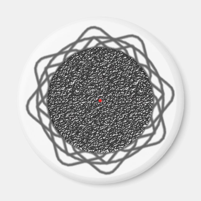 Optisk Illusion Magnet (Framsidan)