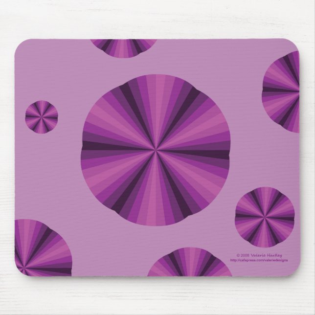 Optisk Illusion Mousepad Musmatta (Framsidan)