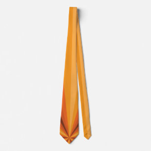 Optisk illusion Orange Herrhalsduk Slips