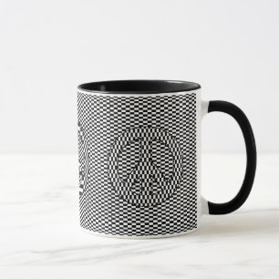 Optisk Illusion Peace Mugg