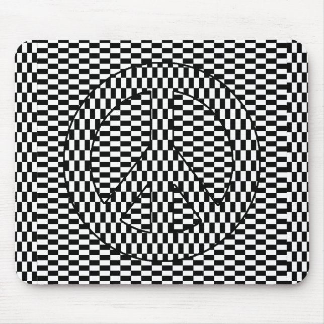Optisk Illusion Peace Musmatta (Framsidan)