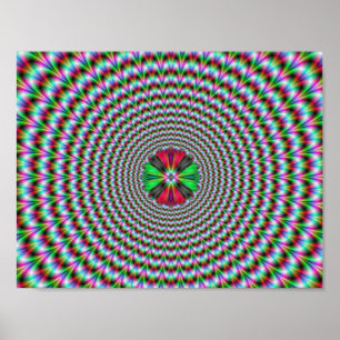 Optisk Illusion Poster