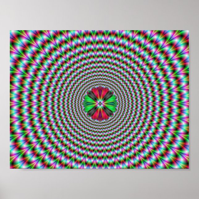 Optisk Illusion Poster (Framsidan)