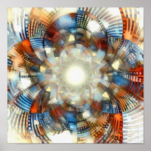 Optisk illusion poster