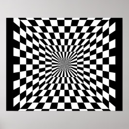 Optisk Illusion Poster