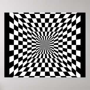 Optisk Illusion Poster