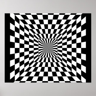 Optisk Illusion Poster