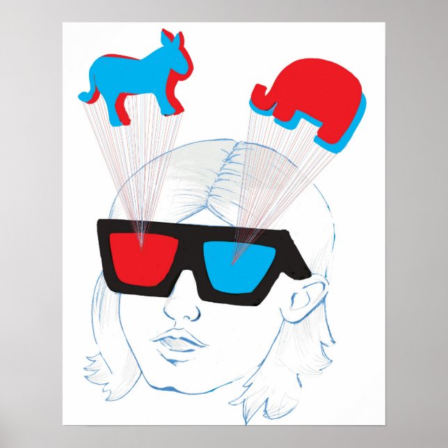 Optisk Illusion Poster (Framsidan)